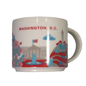 Starbucks You Are Here Collection Washington DC Coffee Mug‎ 14oz Cherry Blossom